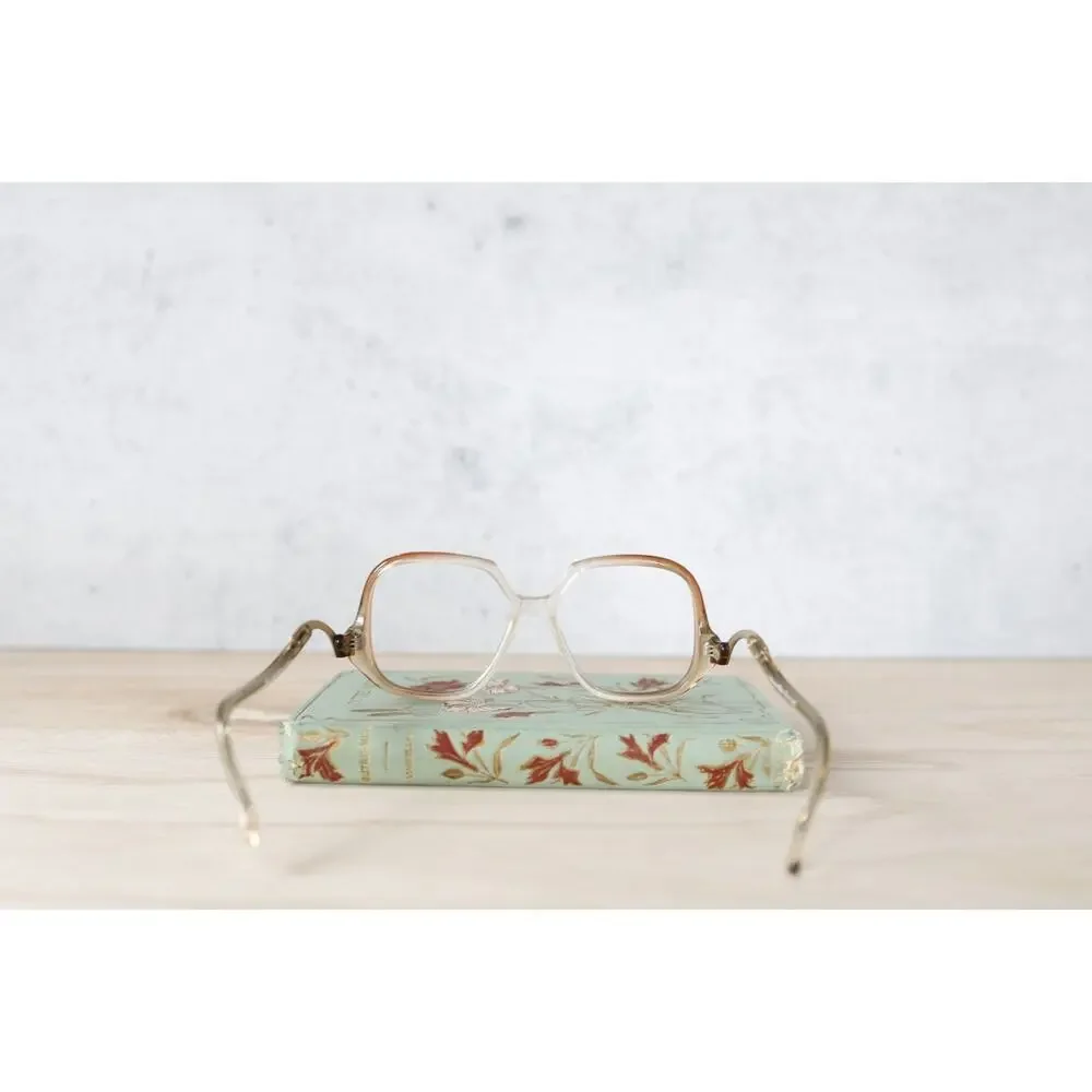 Vintage 1970s Eyeglass Frames Size 53-16 NOS Grandma Boho Festival Retro USA